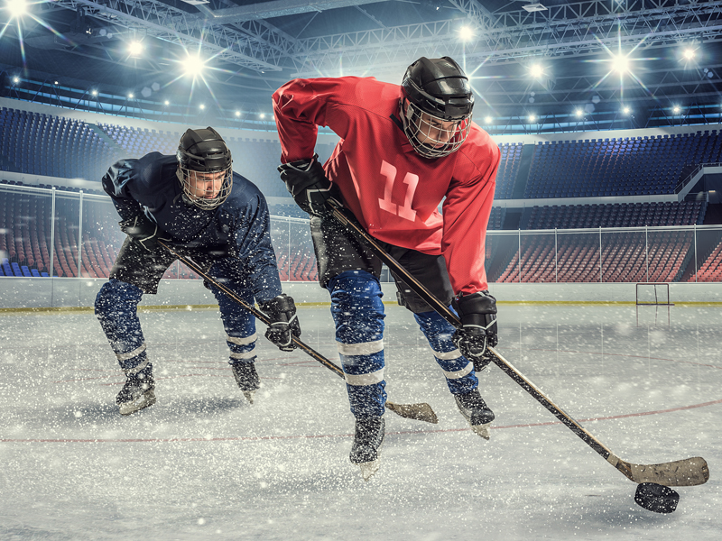 Занятия по хоккею